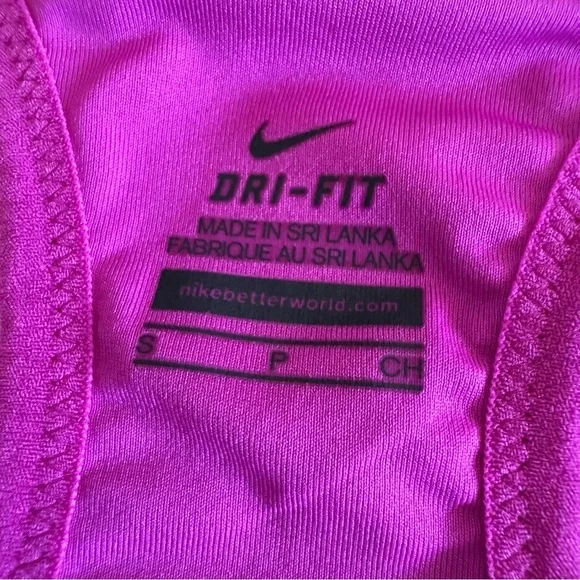 Women’s Nike Gray Racerback Tank Top with Built in Bra - Picture 4 of 5